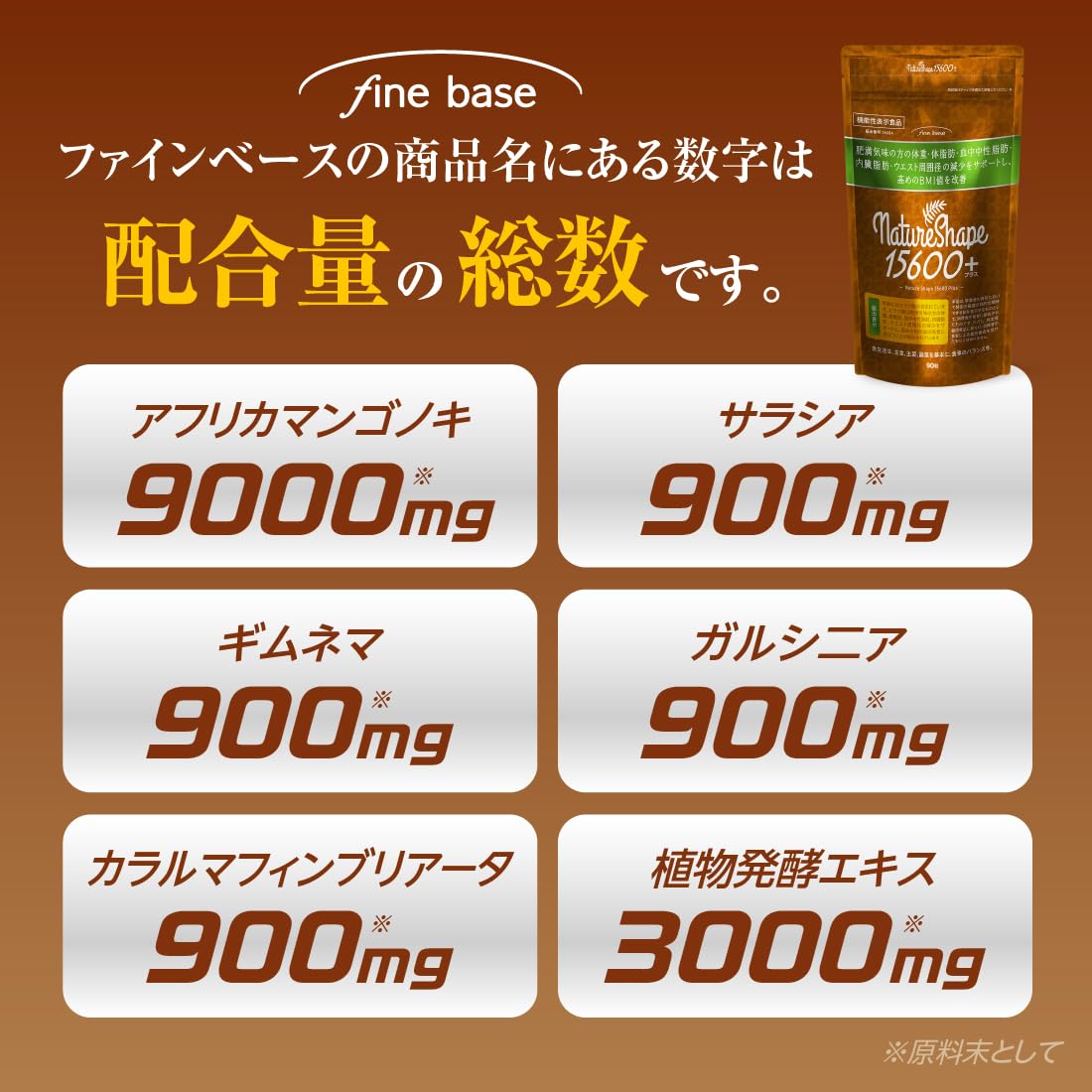 fine base finebase ネイチャーシェイプ15600プラス エラグ酸 サプリ